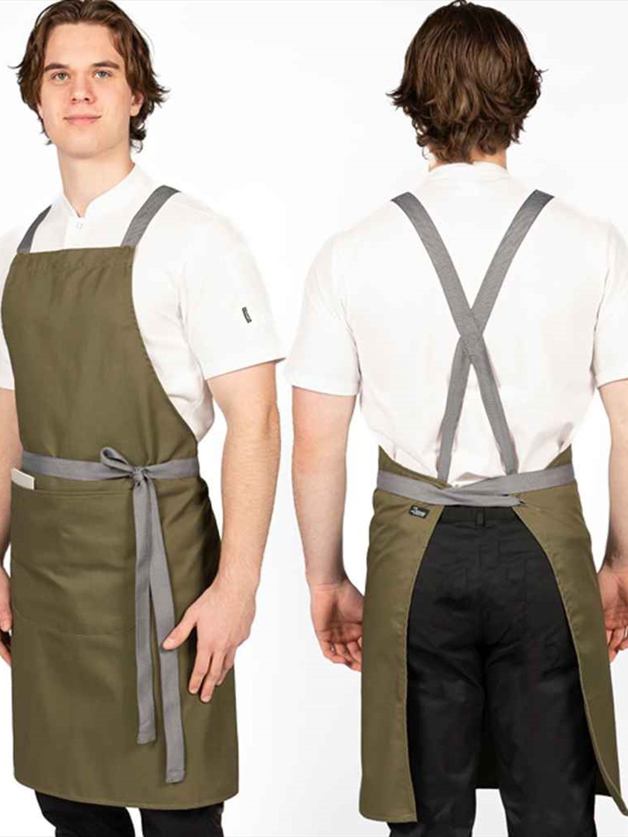 DE141 DP130 Dennys Cross Back Apron Image 2