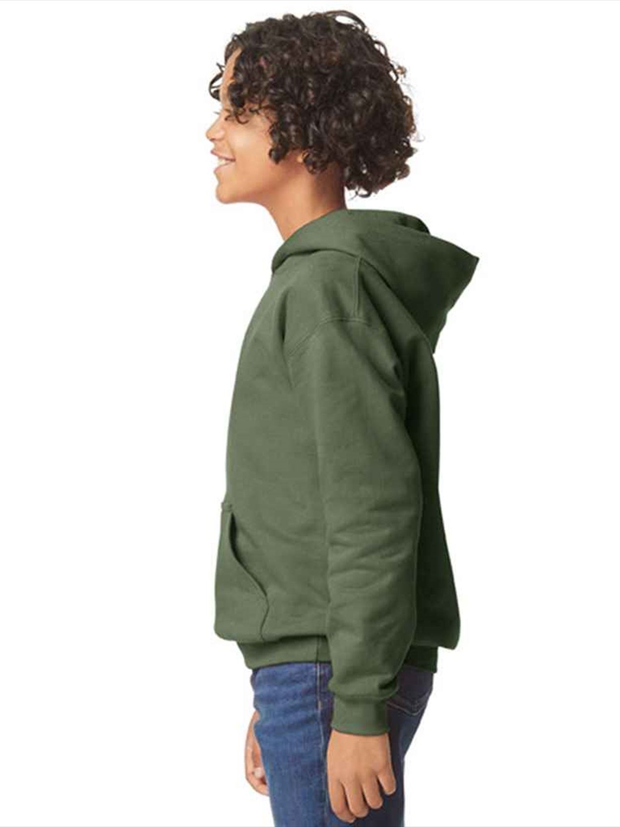 GD68B SF500B Gildan Kids SoftStyle® Midweight Hoodie Image 1