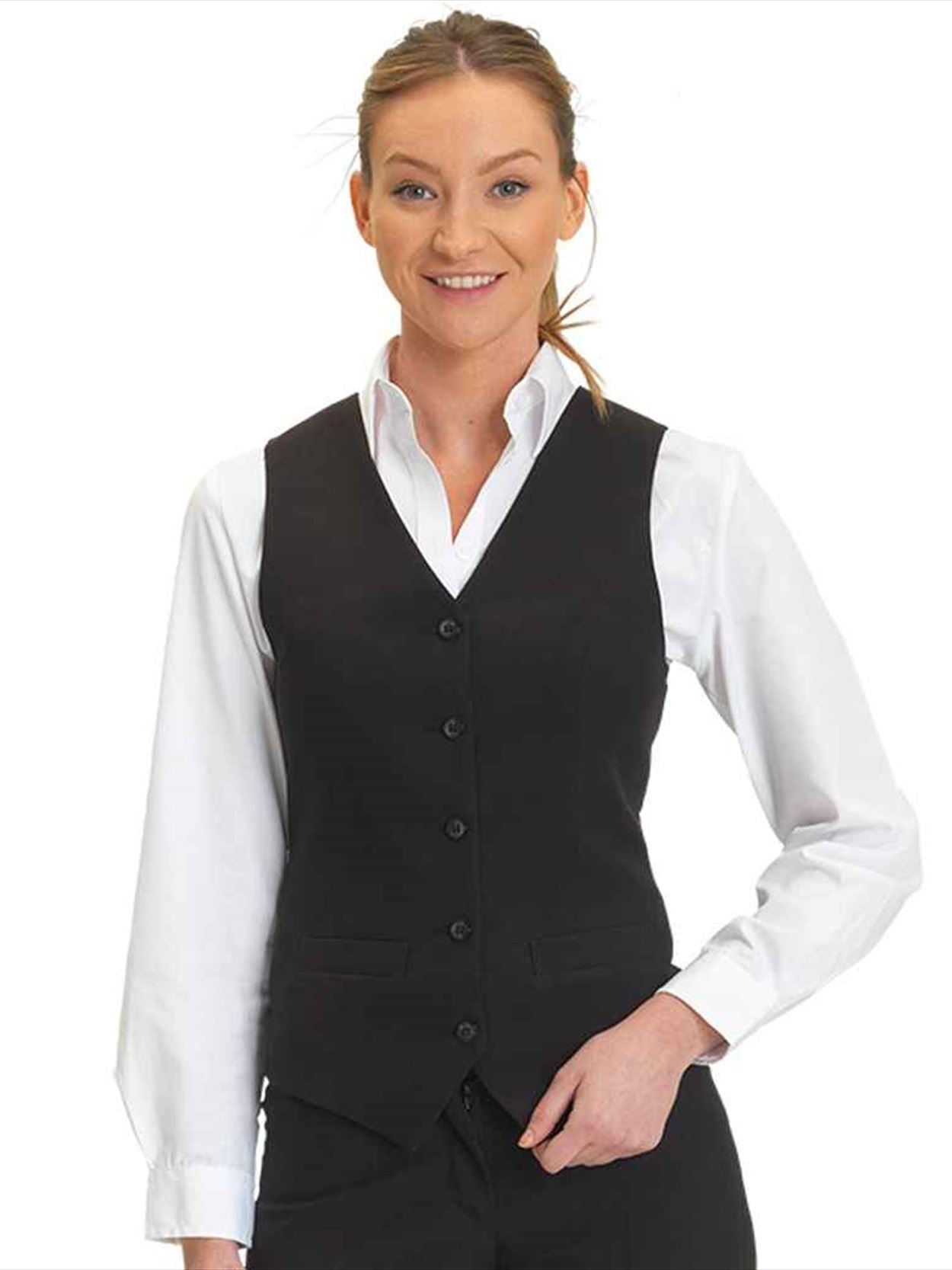 JA021 DS13 Joseph Alan Ladies Waistcoat Image 1