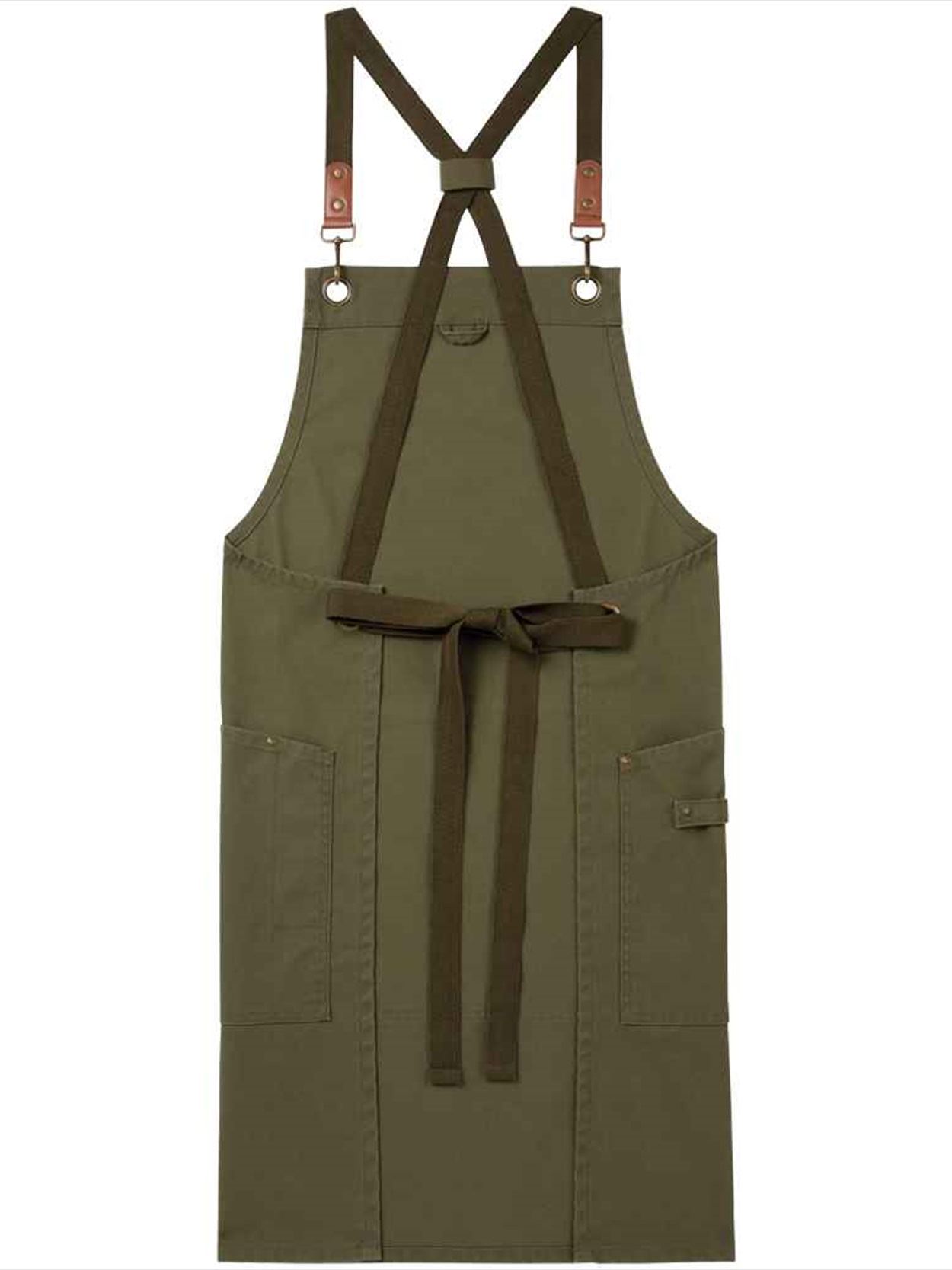 PR182 Premier Clip 'n' Clasp Cross Back Bib Apron Image 3