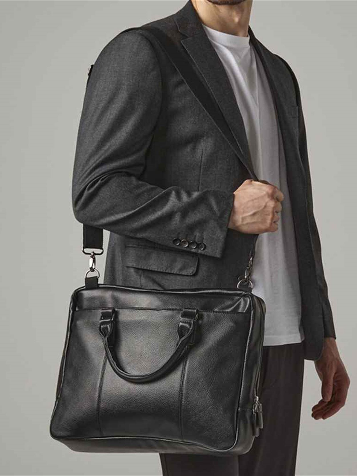 QD892 Quadra NuHide® Slimline Laptop Briefcase Image 1