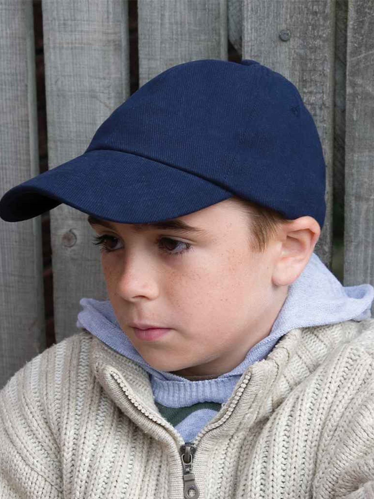 RC024B RC024J Result Kids Low Profile Heavy Brushed Cotton Cap Image 1