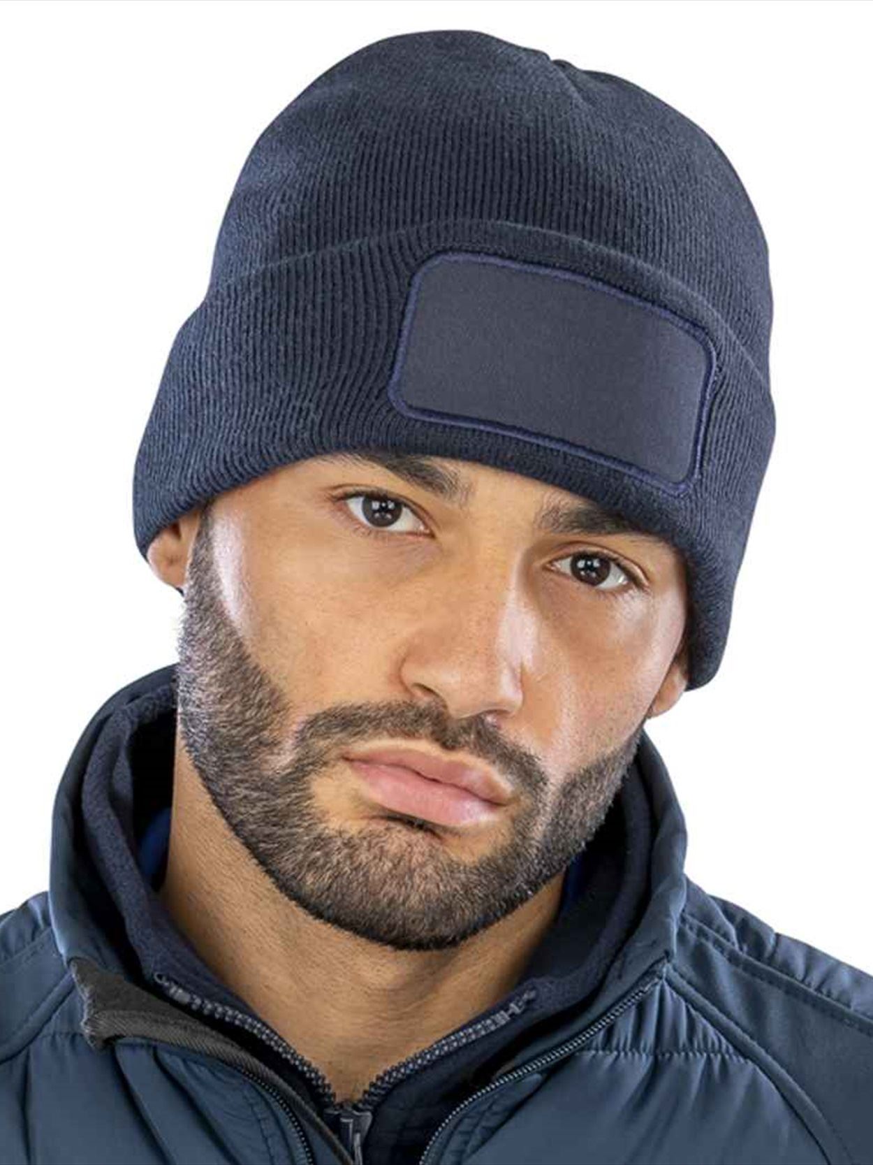 RC027X Result Core Double Knit Printers Beanie Image 2