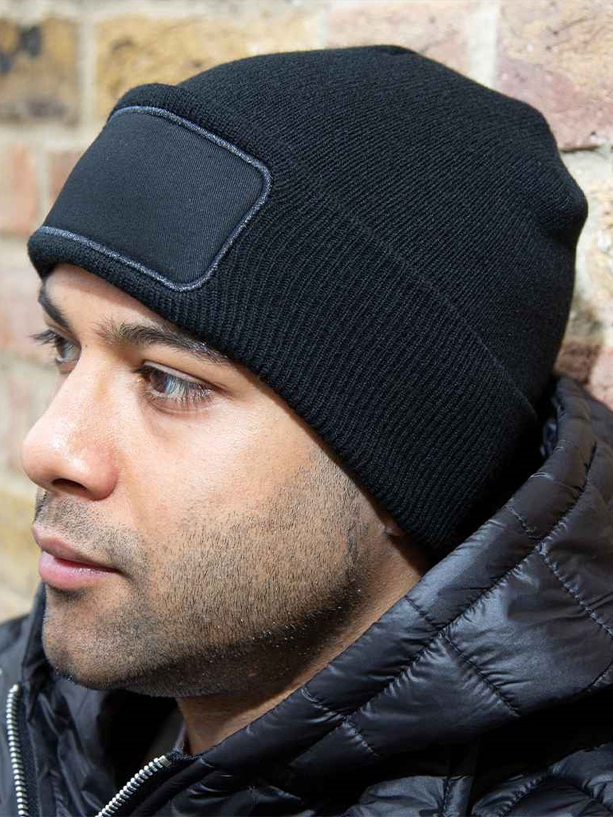 RC027X Result Core Double Knit Printers Beanie Image 1