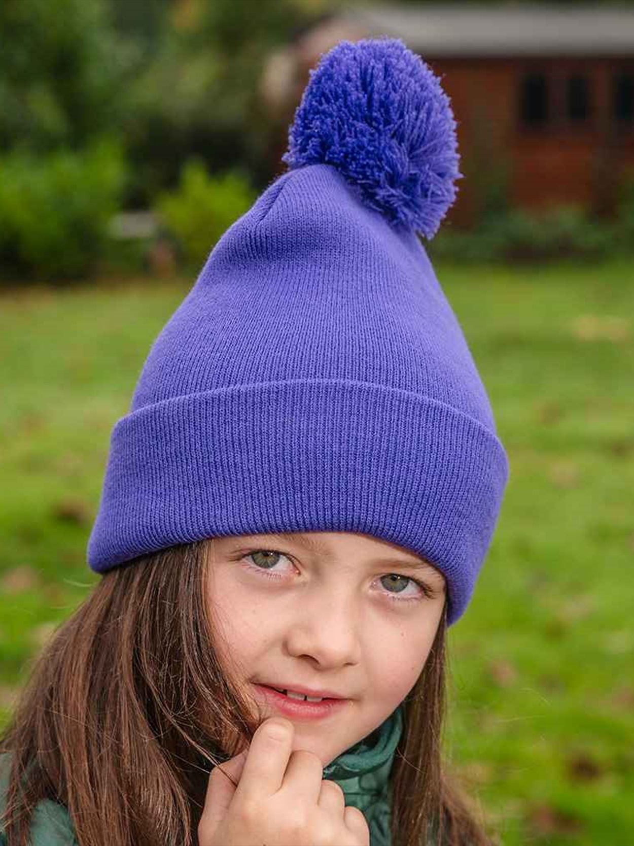 RC028B RC028J Result Core Kids Pom Pom Beanie Image 3