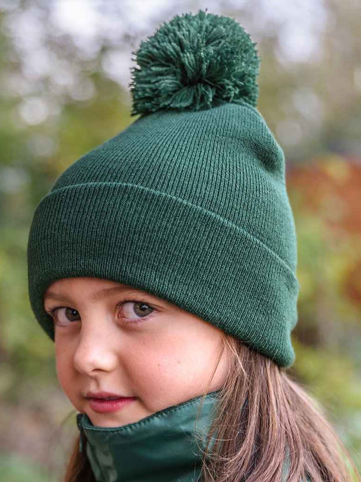 RC028B RC028J Result Core Kids Pom Pom Beanie Image 4