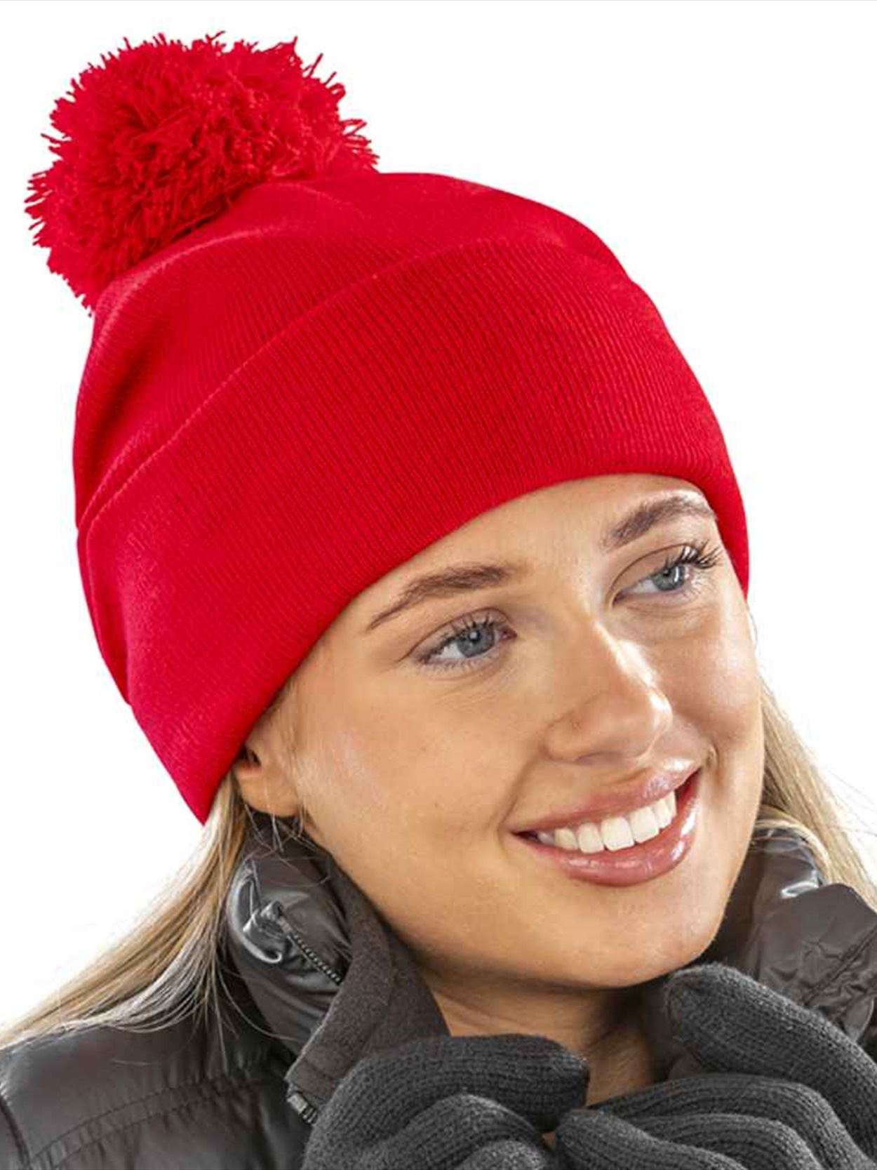RC028X Result Core Pom Pom Beanie Image 2
