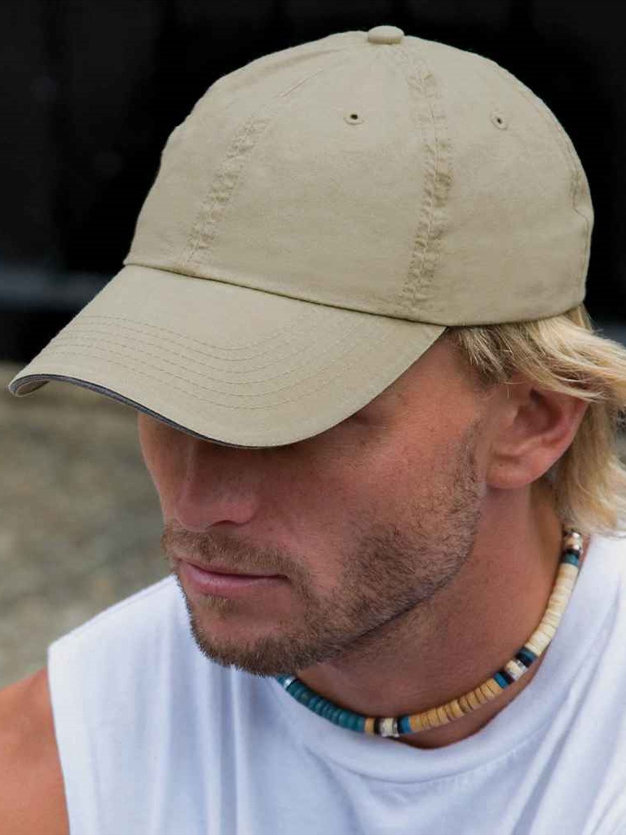 RC054X Result Washed Fine Line Cotton Cap Image 3