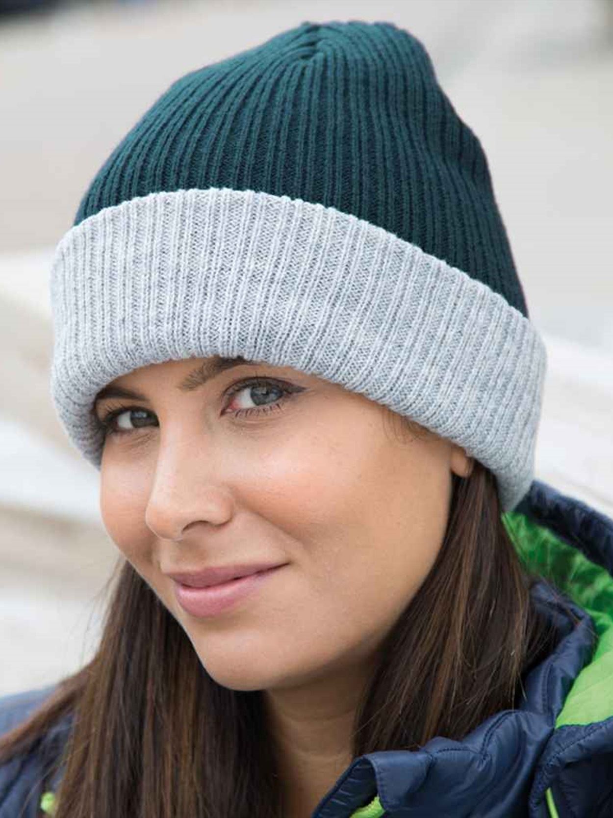 RC378X Result Double Layer Knitted Hat Image 3