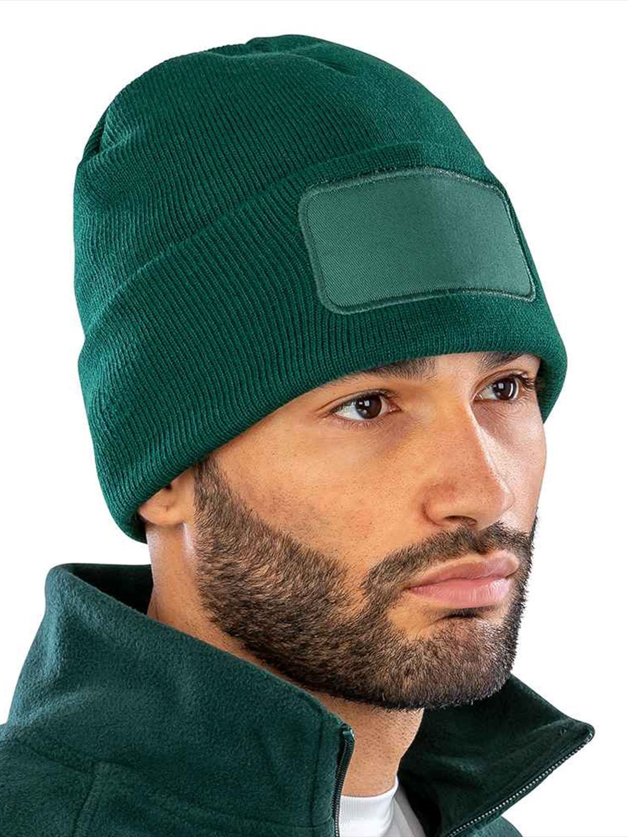 RC927X Result Recycled Double Knit Printers Beanie Image 2