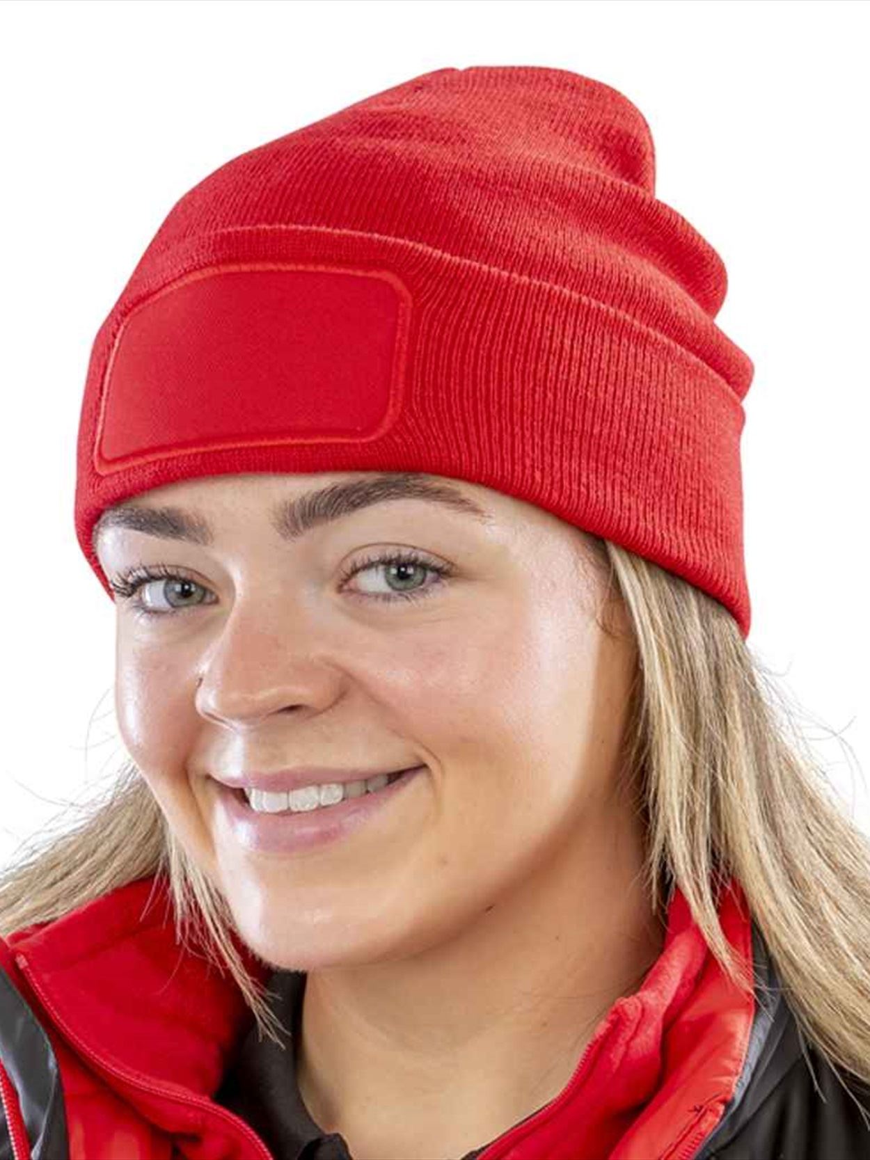 RC927X Result Recycled Double Knit Printers Beanie Image 3