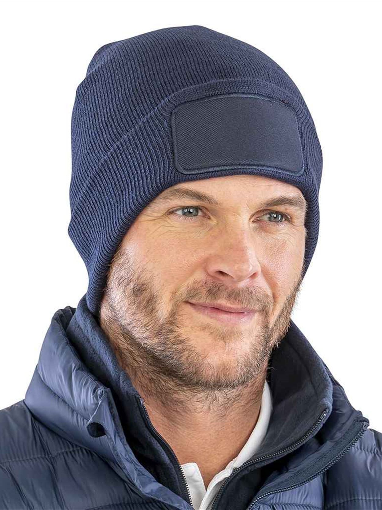 RC927X Result Recycled Double Knit Printers Beanie Image 1