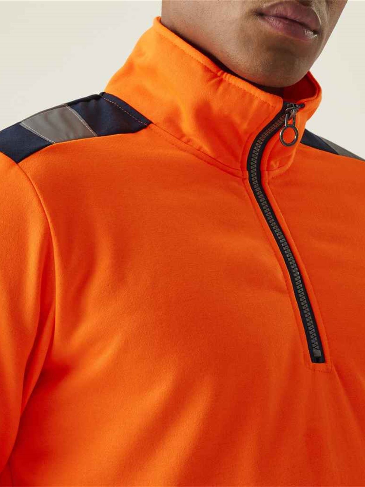 RG460 TRF670 Regatta High Visibility Pro 1/4 Zip Sweatshirt Image 1