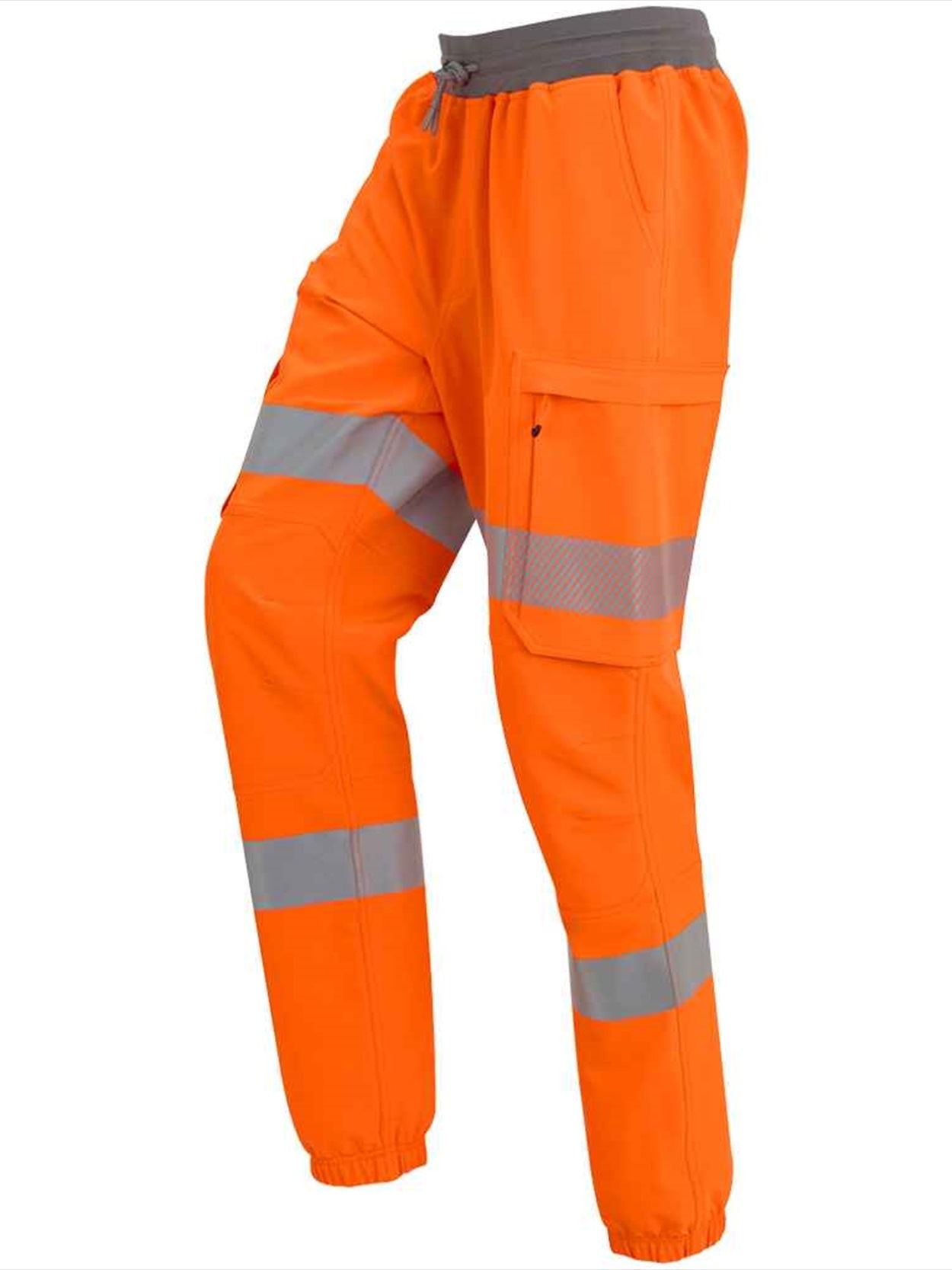 RG536 TRJ606 Regatta High Visibility Prolite Stretch Jog Pants Image 3