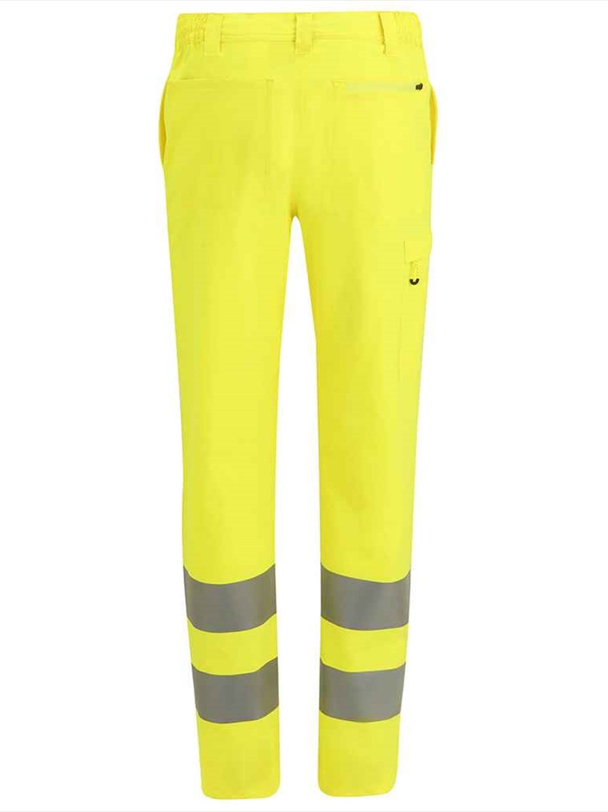 RG547 TRJ629R Regatta High Visibility Pro Contract Stretch Action Trousers Image 3
