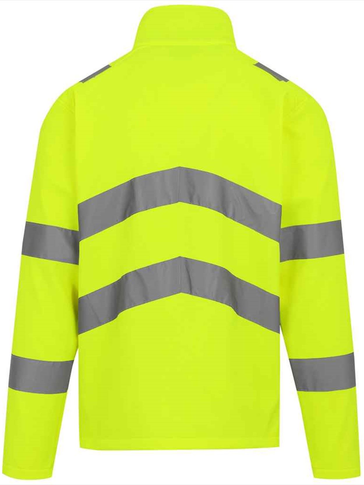 RG557 TRA712 Regatta High Visibility Pro Contract Ablaze Soft Shell Jacket Image 3
