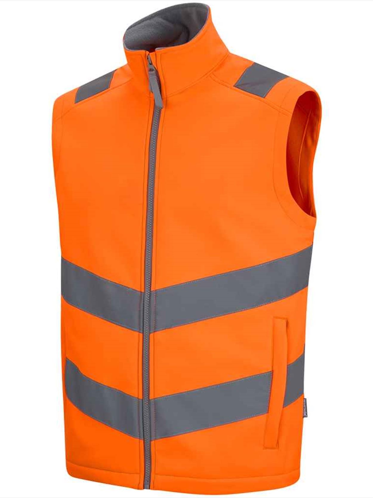 RG560 TRB201 Regatta High Visibility Pro Contract Ablaze Soft Shell Bodywarmer Image 4
