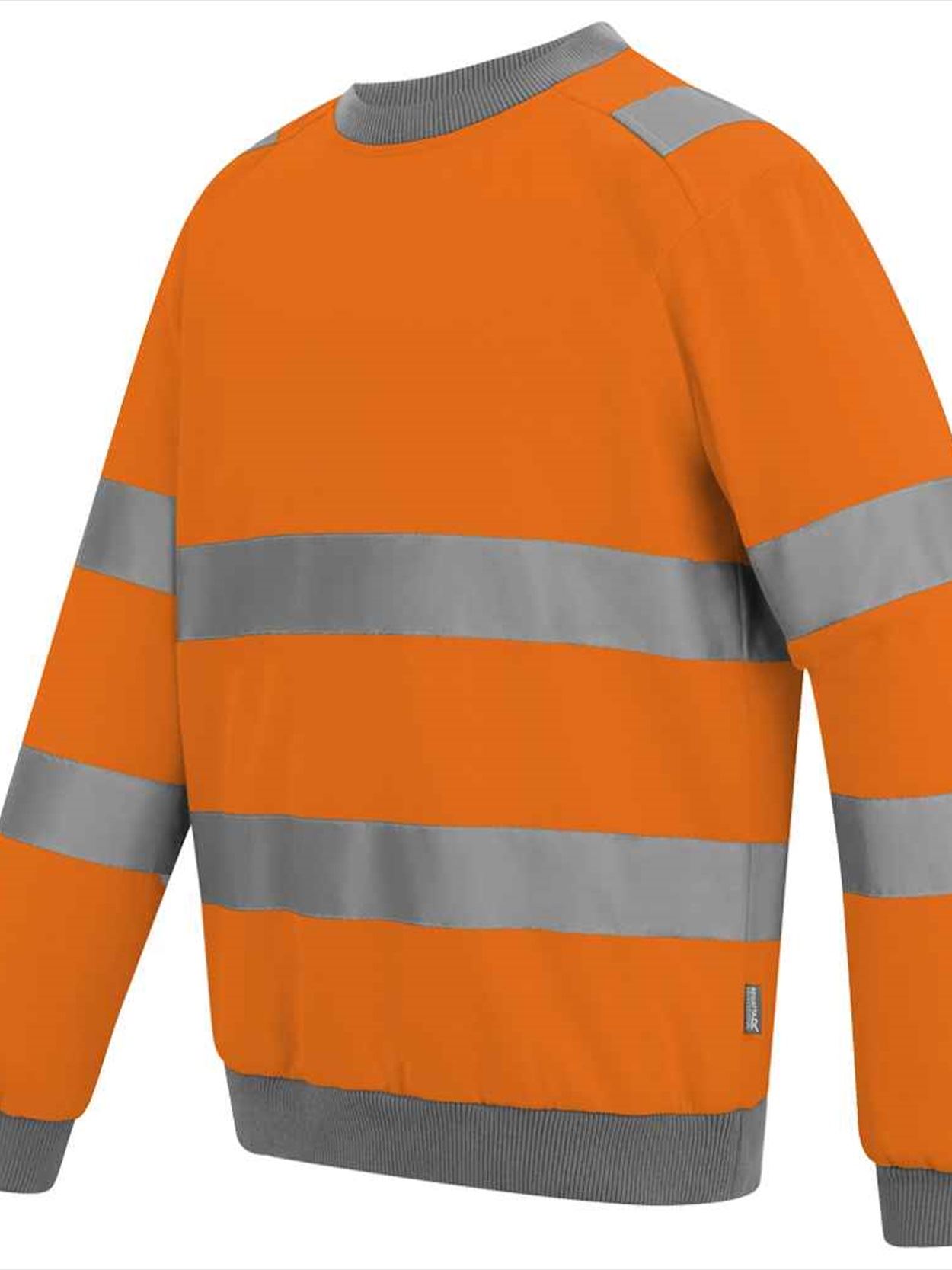 RG563 TRF813 Regatta High Visibility Pro Contract Crew Neck Sweatshirt Image 4