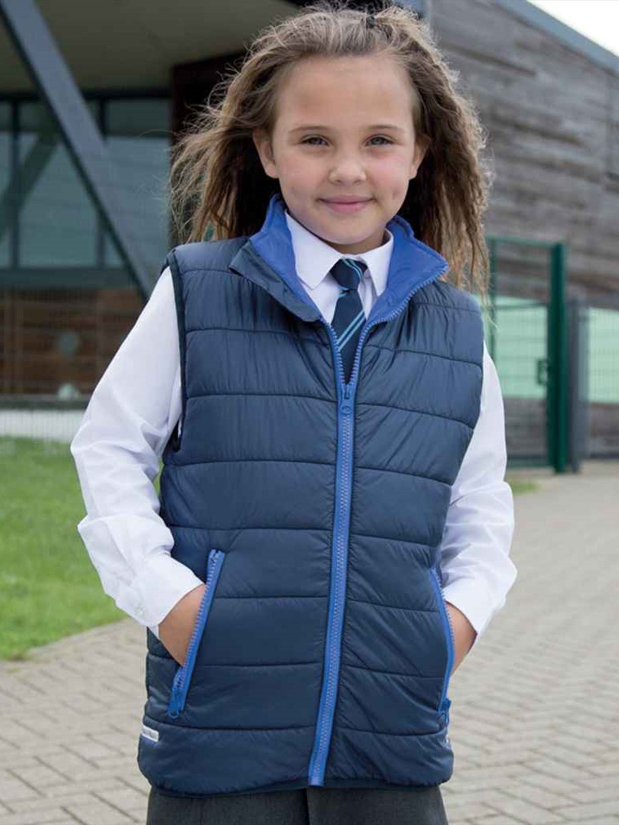 RS234B R234J/Y Result Core Kids Padded Bodywarmer Image 2