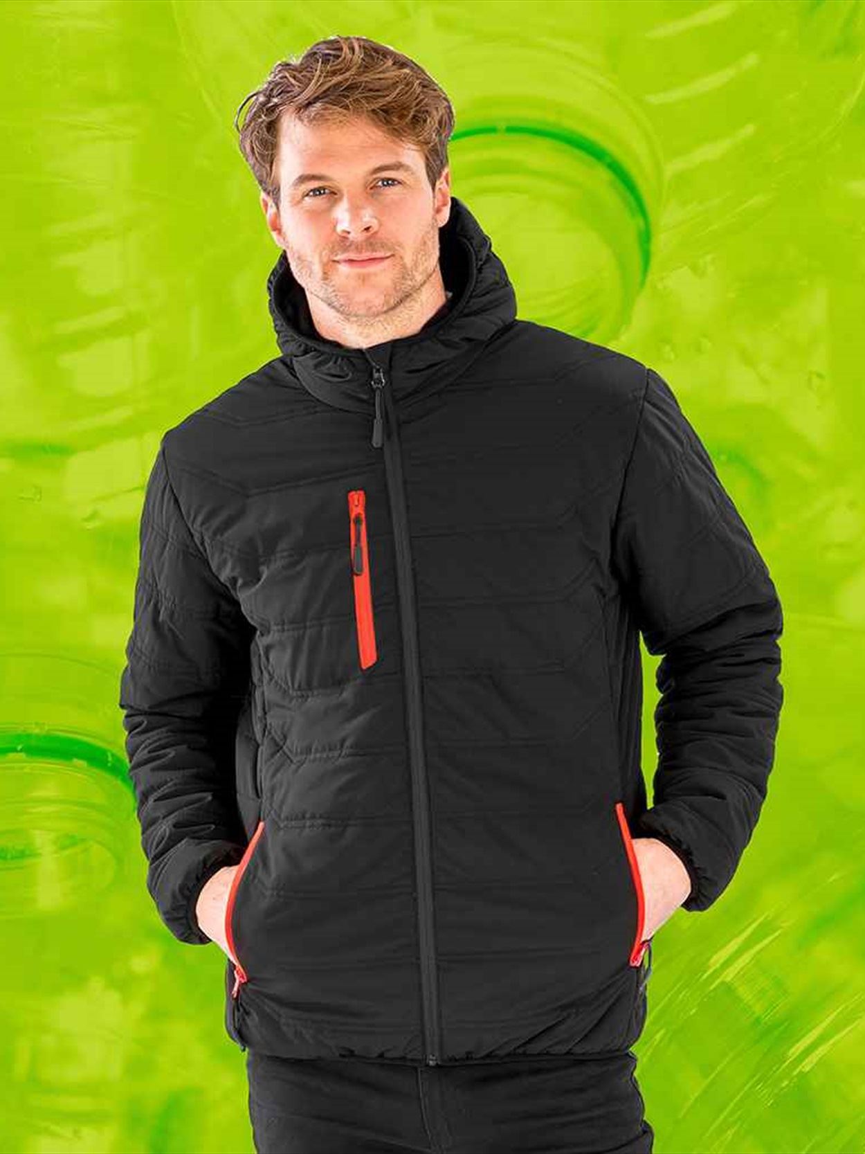 RS240 R240X Result Recycled Compass Padded Winter Jacket Image 2