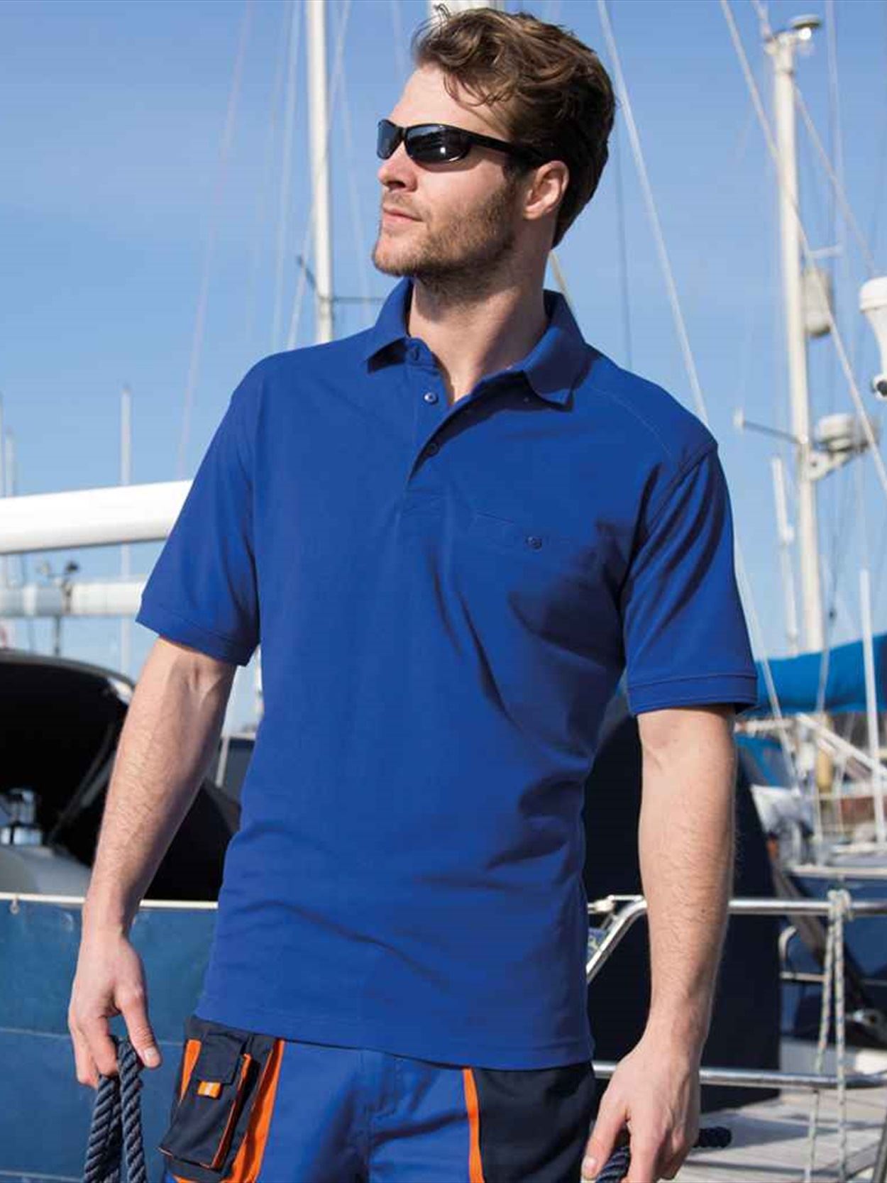 RS312 R312X Result Work-Guard Apex Pocket Piqué Polo Shirt Image 2