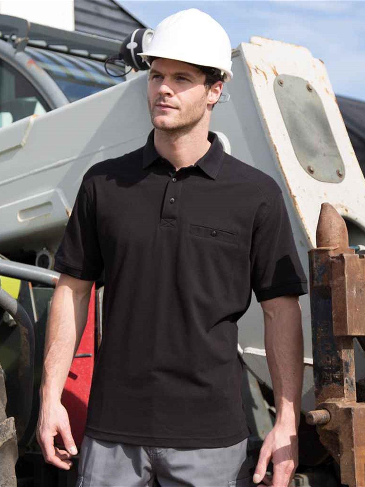 RS312 R312X Result Work-Guard Apex Pocket Piqué Polo Shirt Image 1