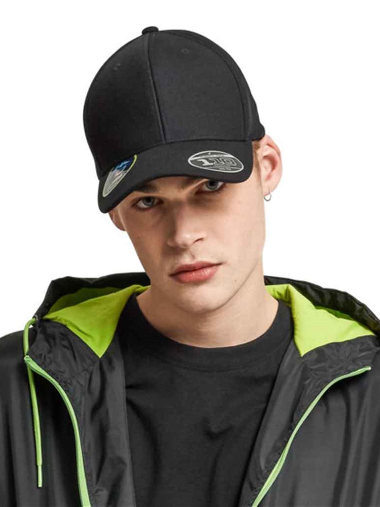 F110P 110P Flexfit Cool and Dry Mini Piqué Cap Image 1