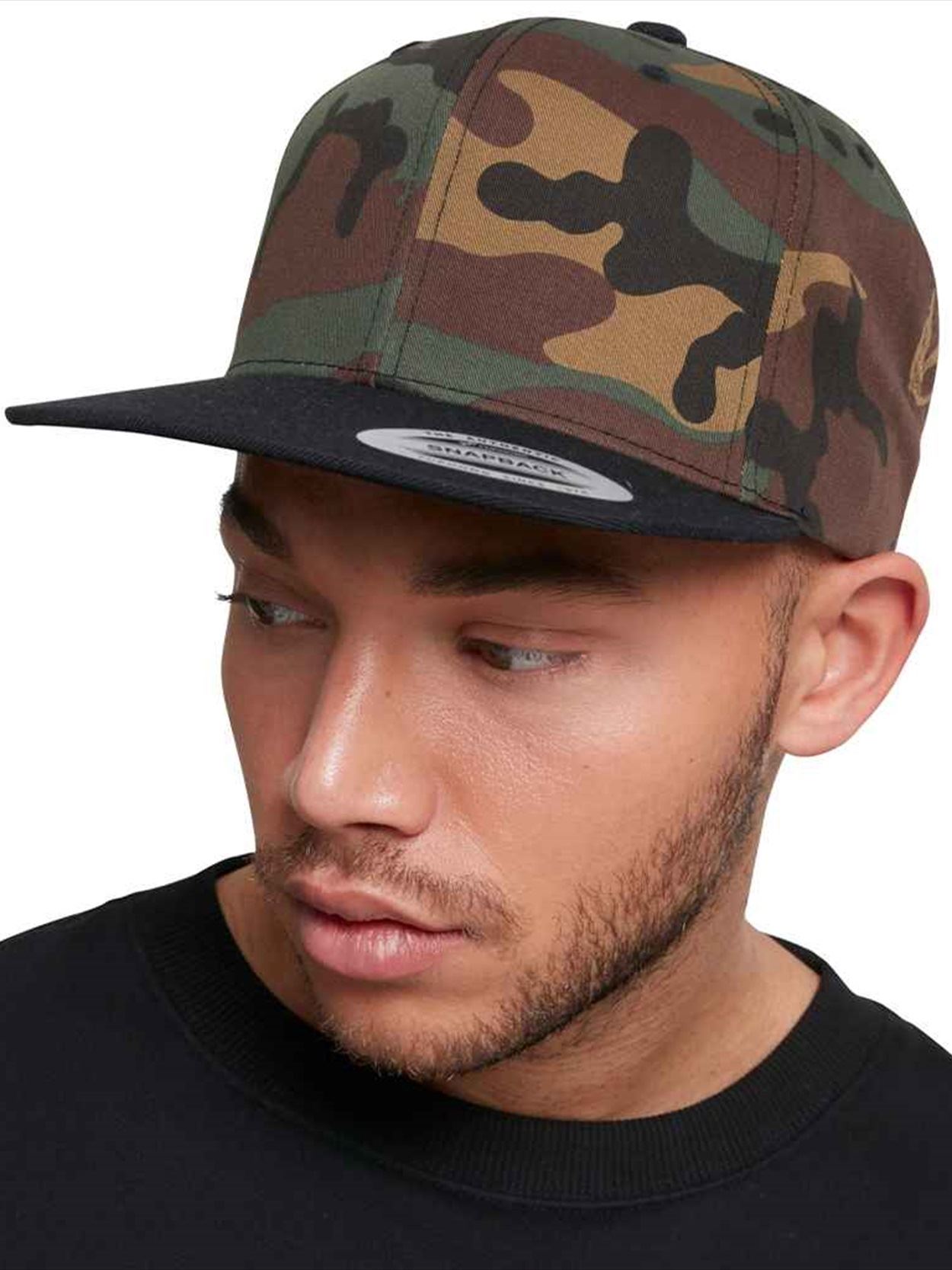 F6089TC 6089TC Flexfit Two Tone Classic Camo Snapback Cap Image 2