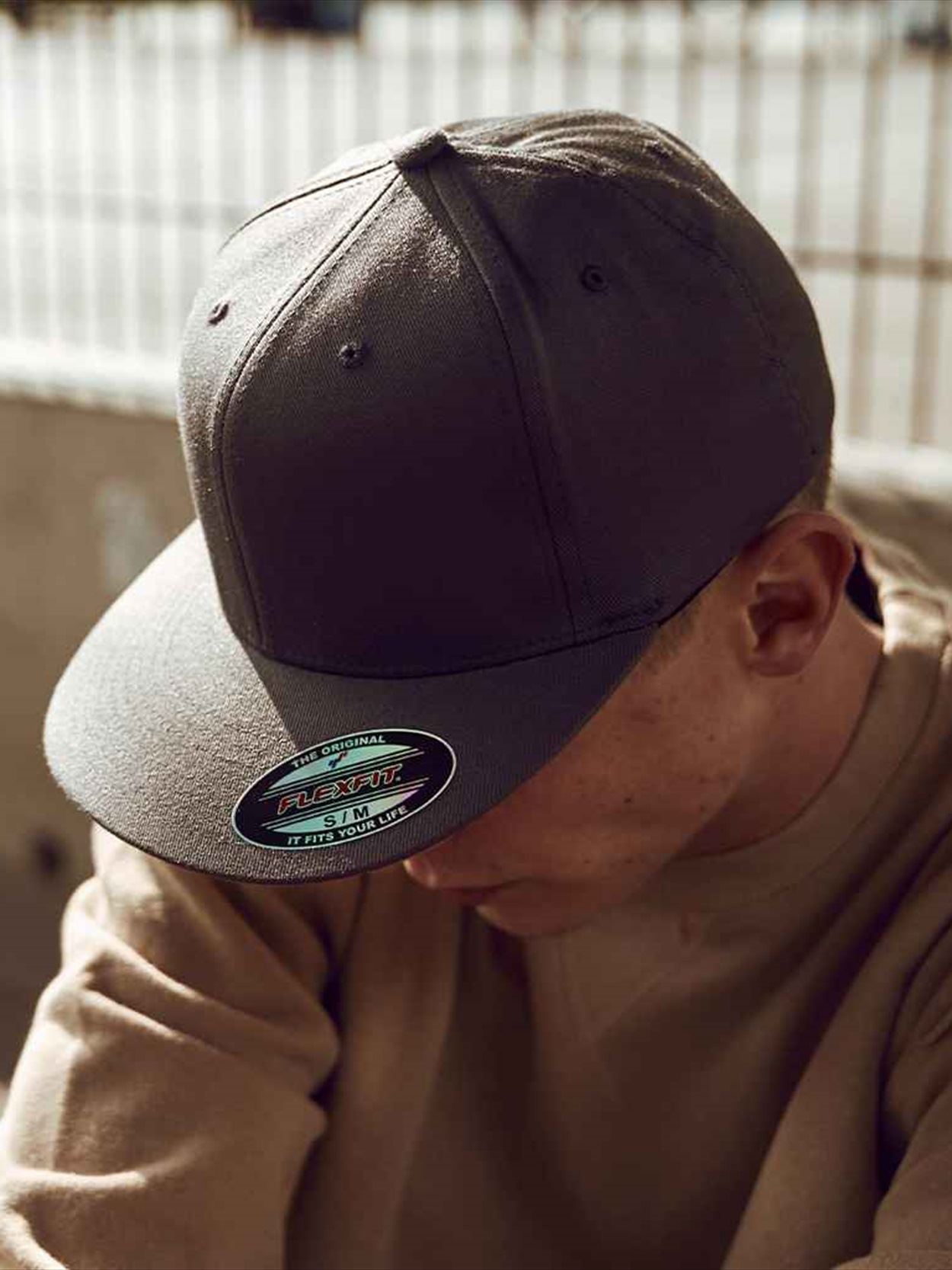 F6277FV 6277FV Flexfit Flat Visor Cap Image 1