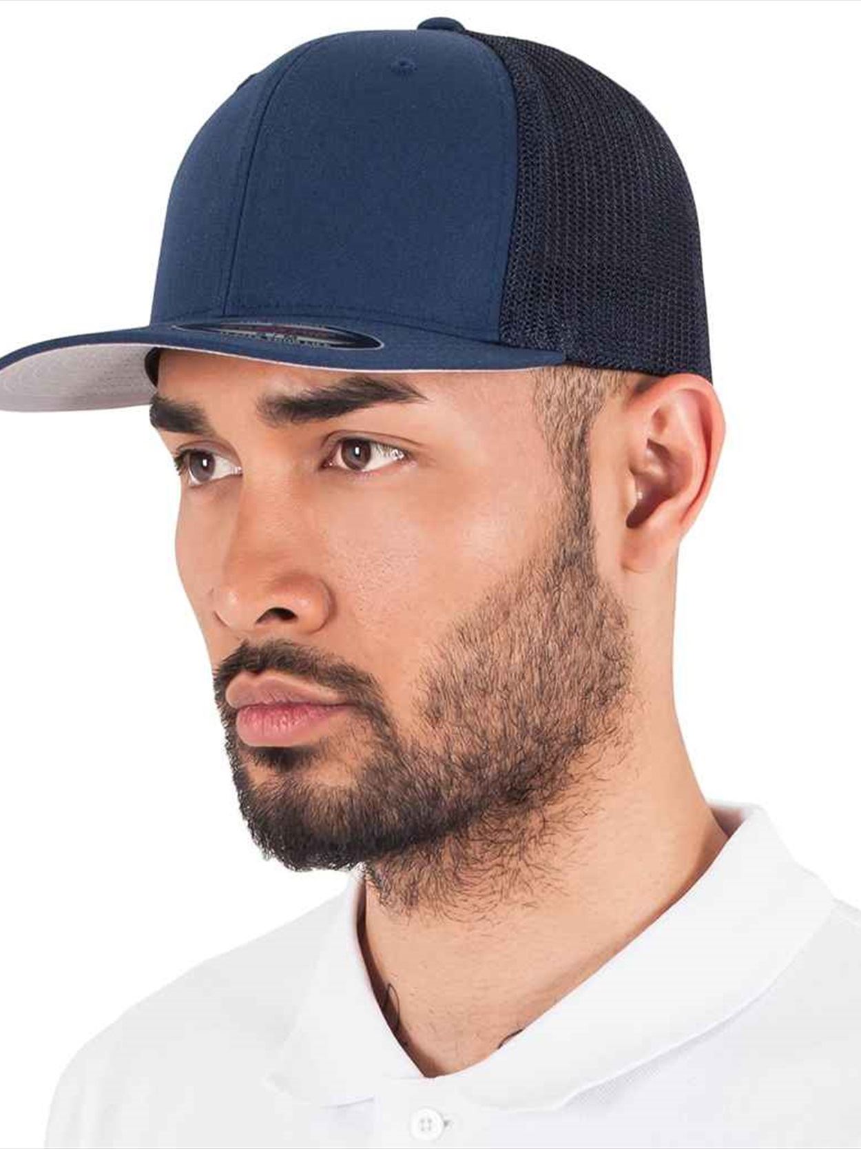 F6511 6511 Flexfit Mesh Trucker Cap Image 2