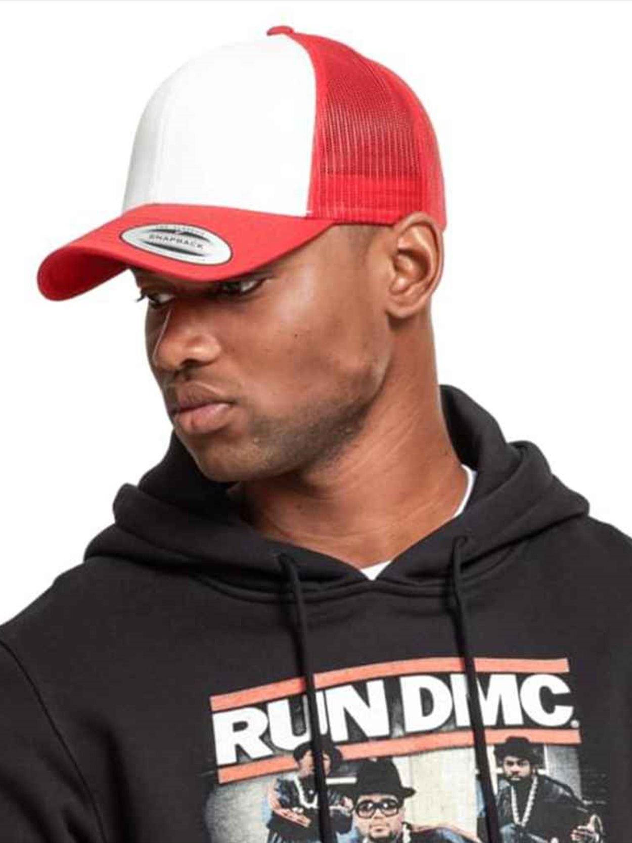 F6606CF 6606CF Flexfit Retro Coloured Front Trucker Cap Image 2