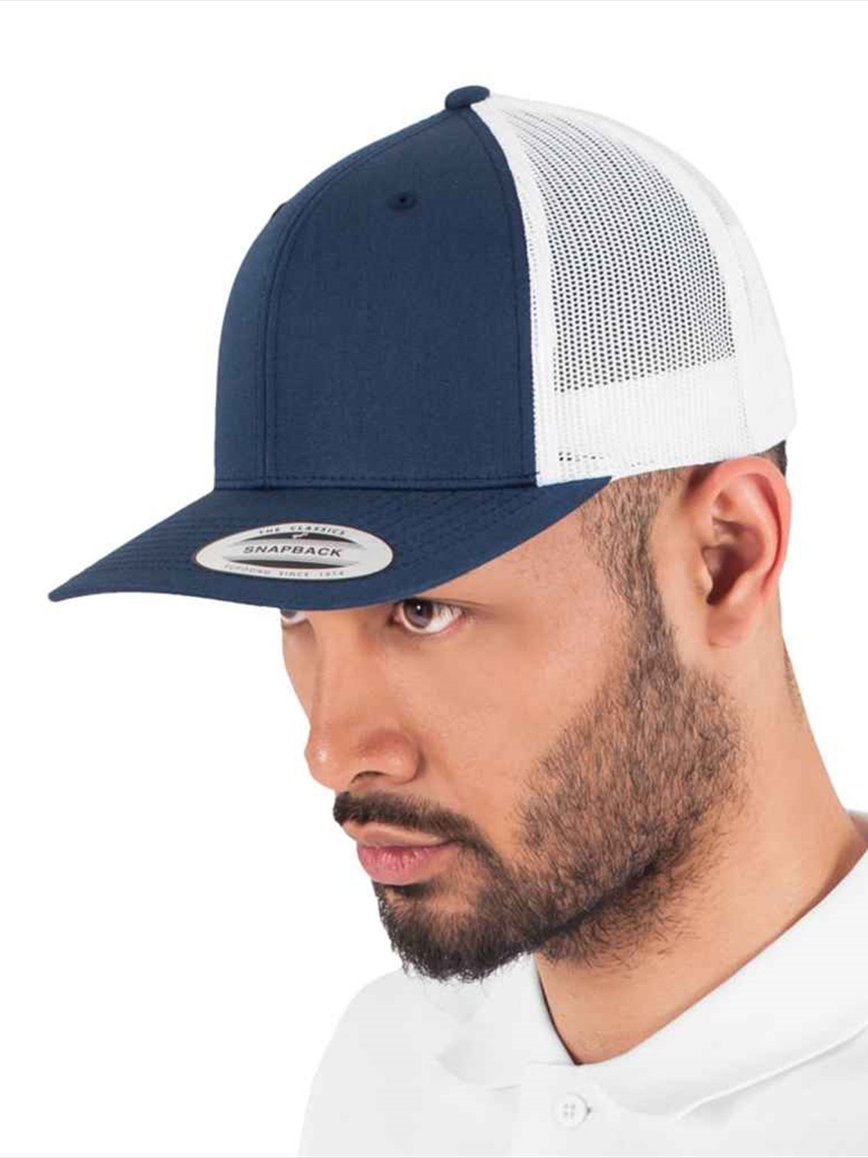 F6606T 6606T Flexfit Retro Trucker Two Tone Cap Image 2