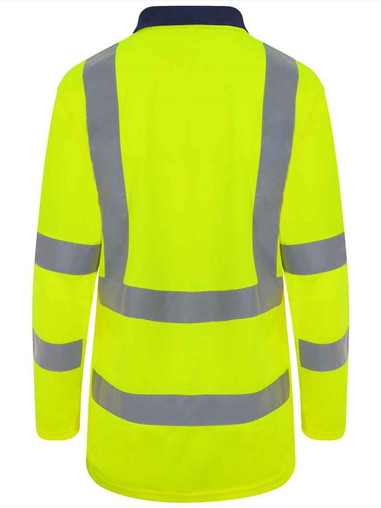 RX715 Pro RTX High Visibility Long Sleeve Polo Shirt Image 2