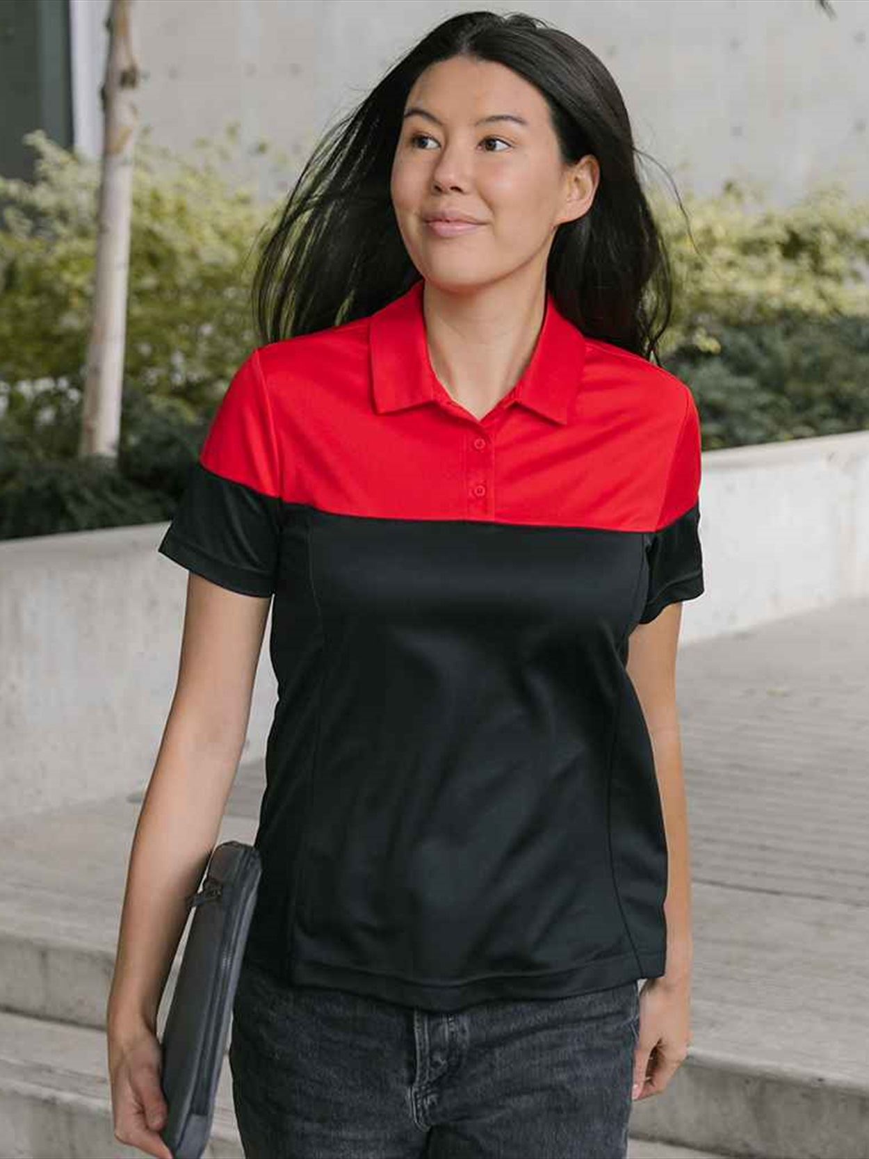 PSX-9W Stormtech Ladies Monterey Two-Tone Polo Shirt Image 2