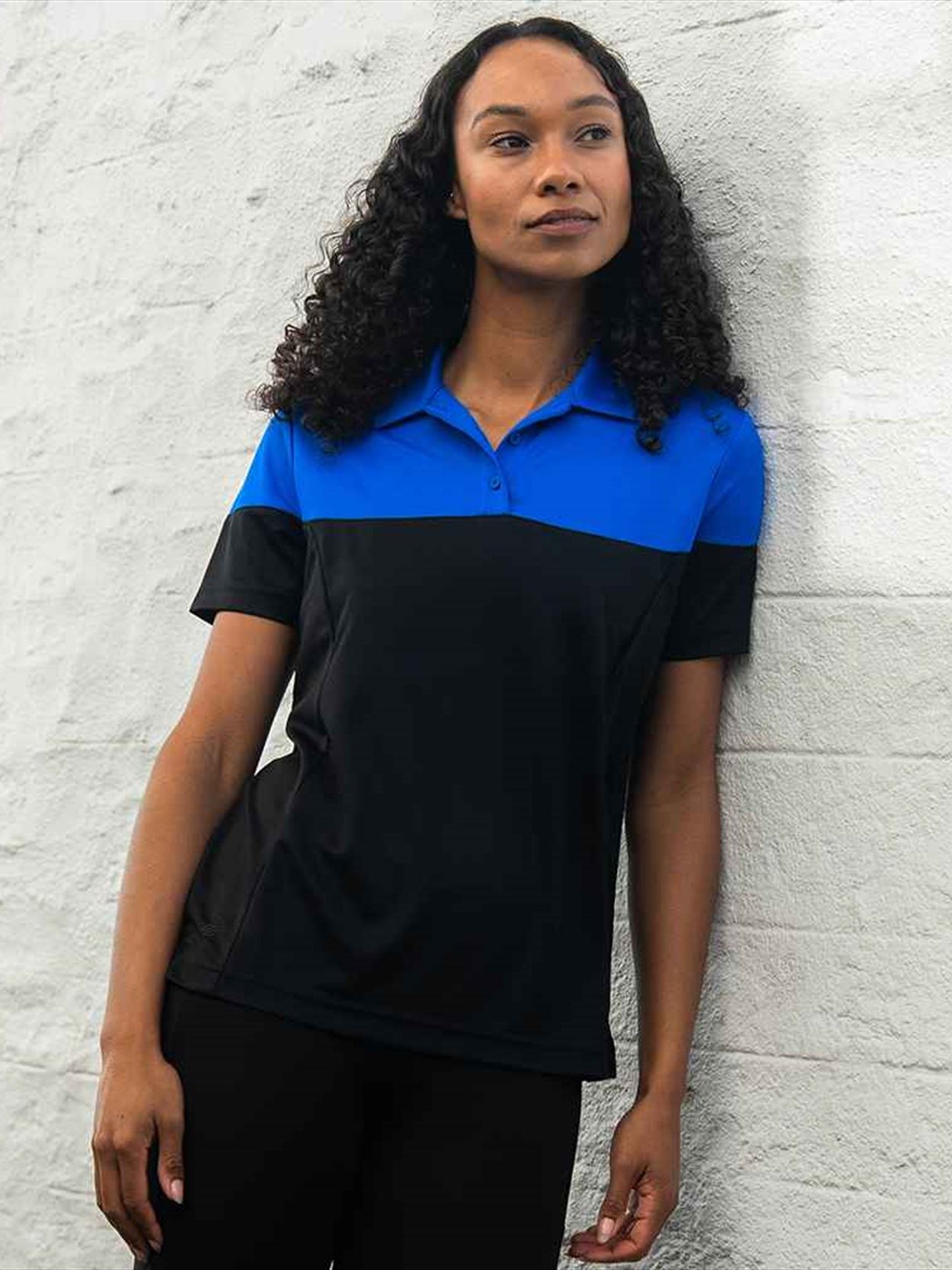 PSX-9W Stormtech Ladies Monterey Two-Tone Polo Shirt Image 1