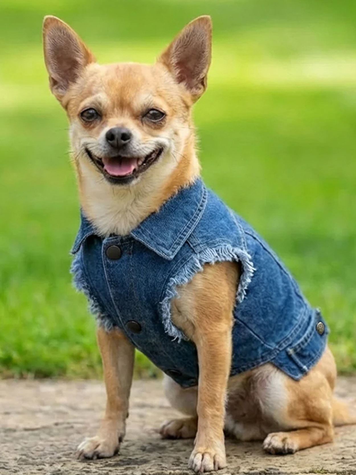 RAL-PP003 Dog’s denim jacket Image 1
