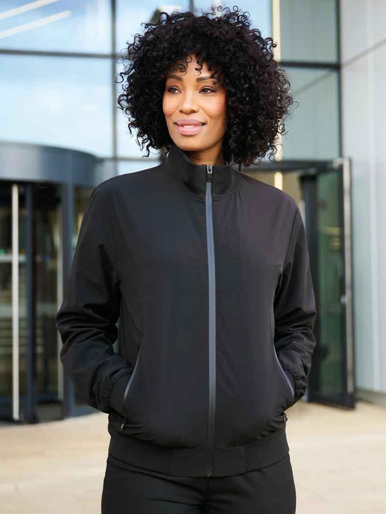 BK491 4788 Brook Tavener Unisex Perry Bomber Jacket Image 1