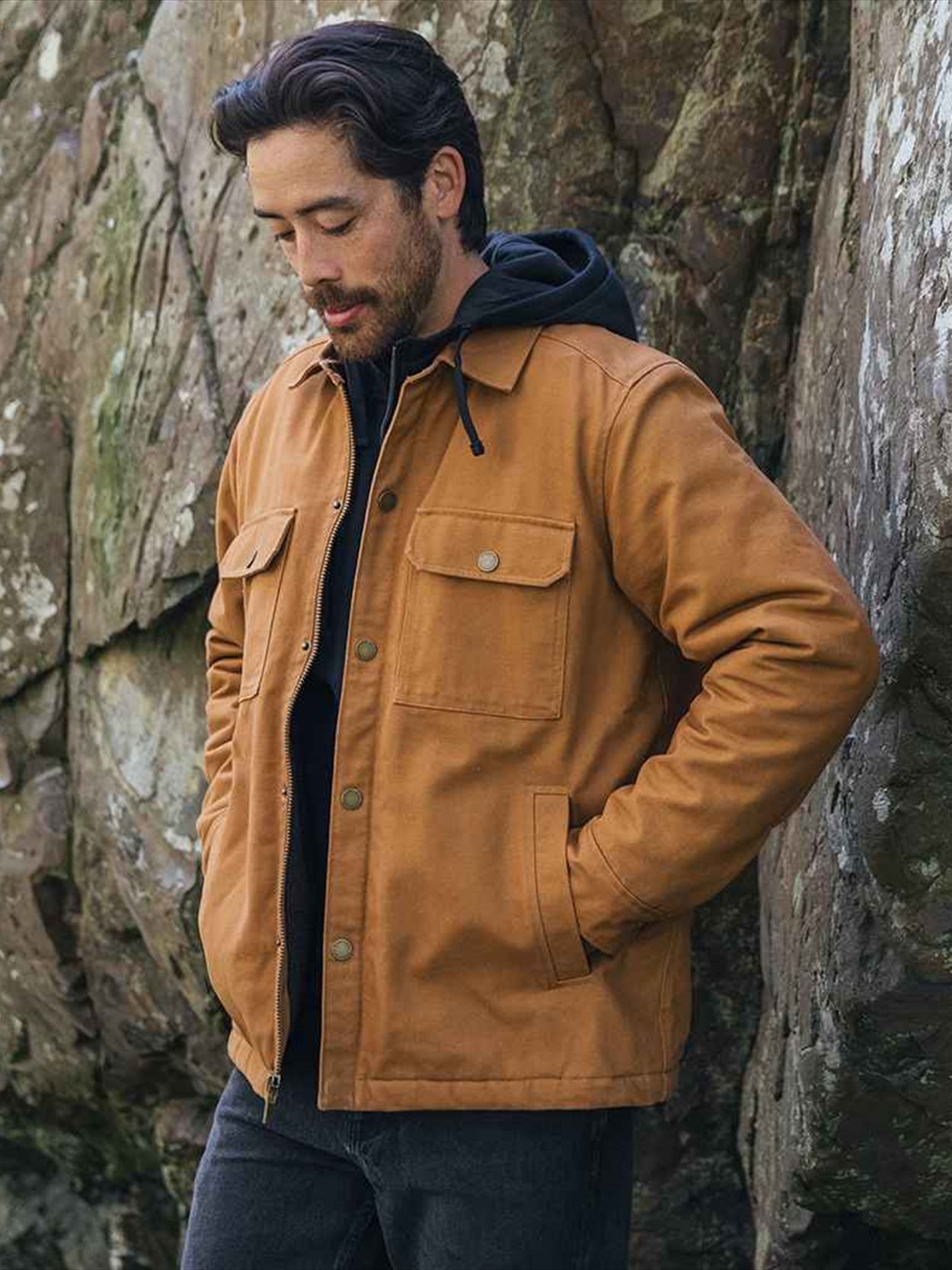 CJK-2M Stormtech Oxide Sherpa Lined Canvas Jacket Image 2