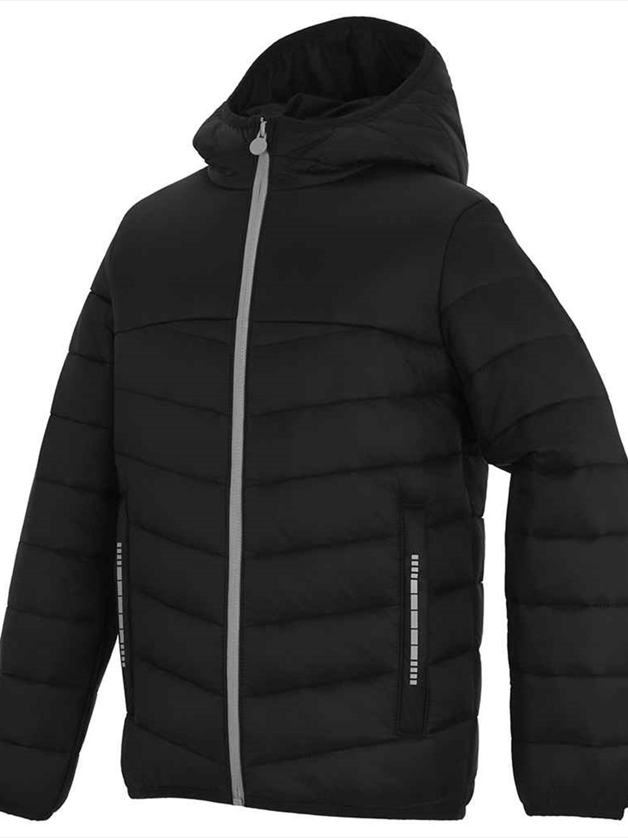 RG325 TRA036 Regatta Kids Loftlite Hooded Baffle Jacket Image 3