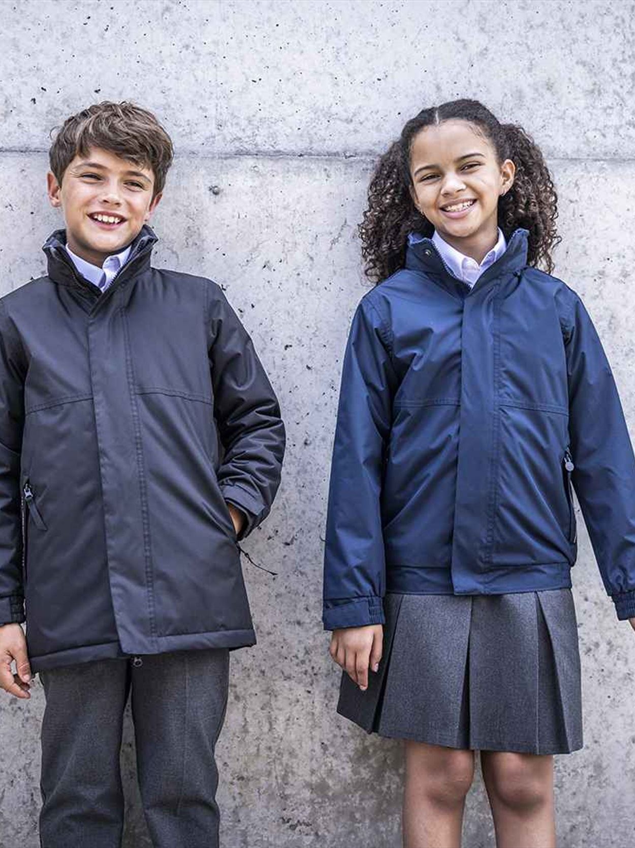 RG339 TRW611 Regatta Kids Dover Parka Jacket Image 2