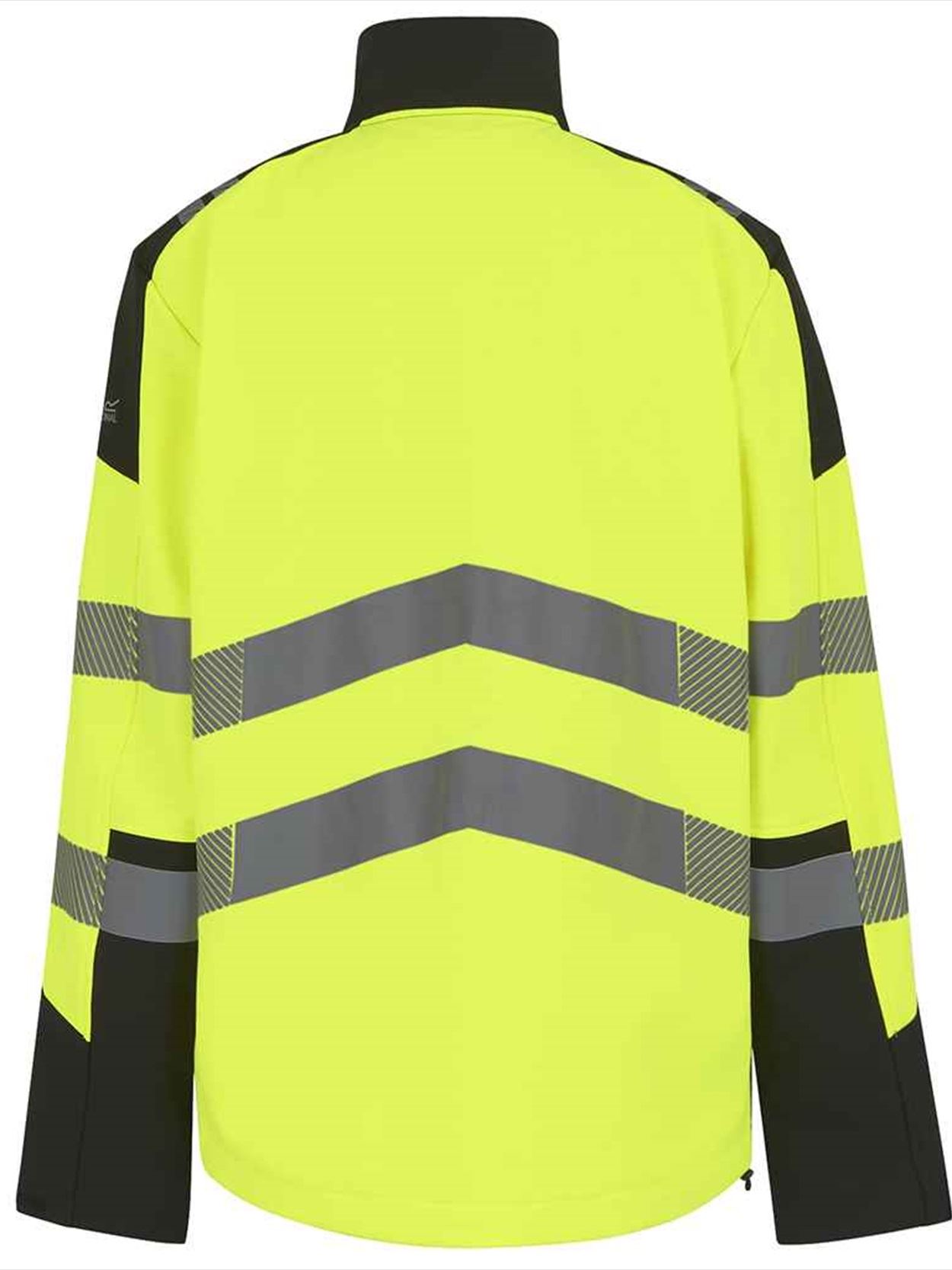 RG534 TRA760 Regatta High Visibility X-Pro 3 Layer Soft Shell Jacket Image 3