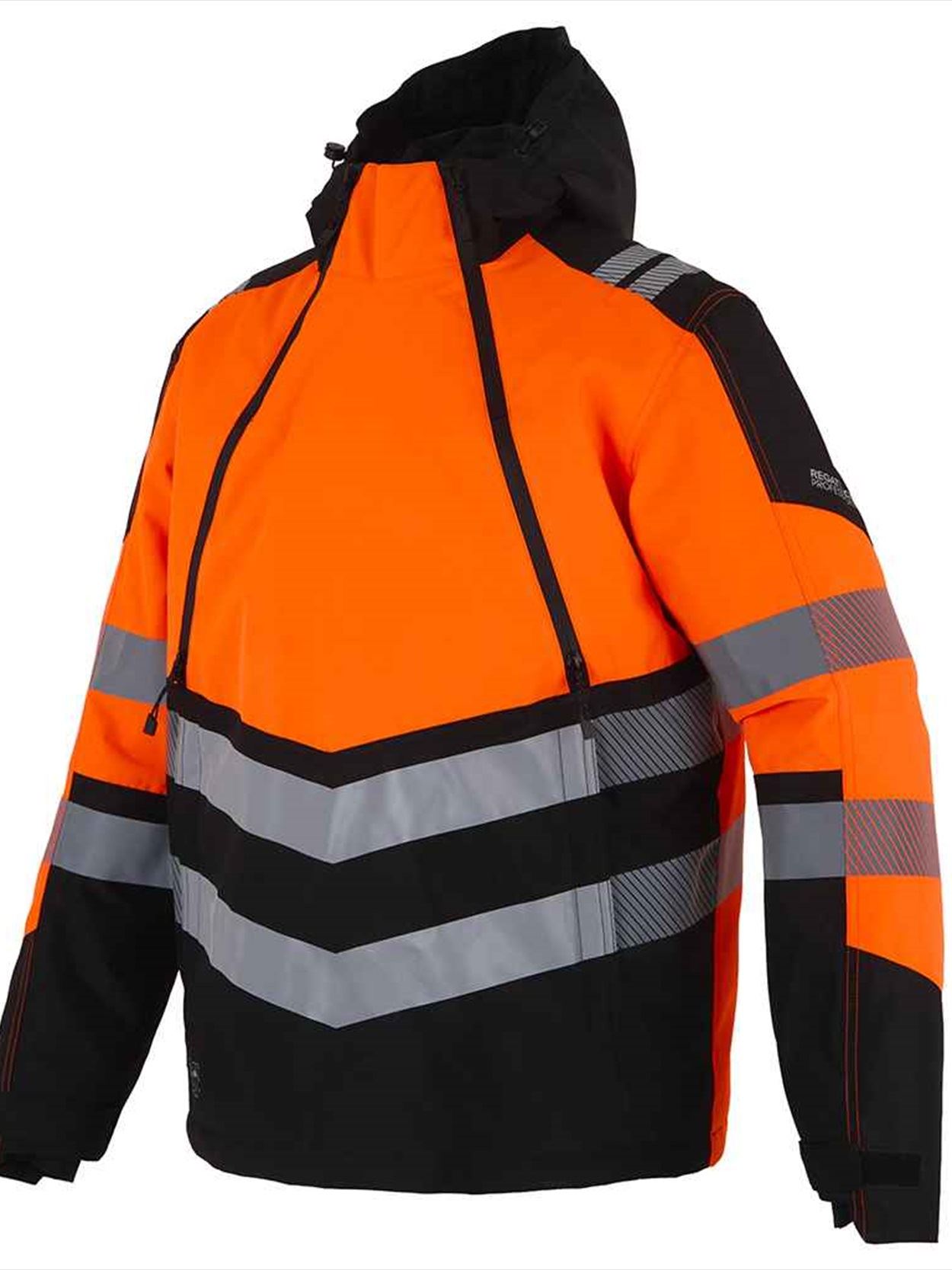 RG539 TRW613 Regatta High Visibility X-Pro Waterproof Overhead Jacket Image 3