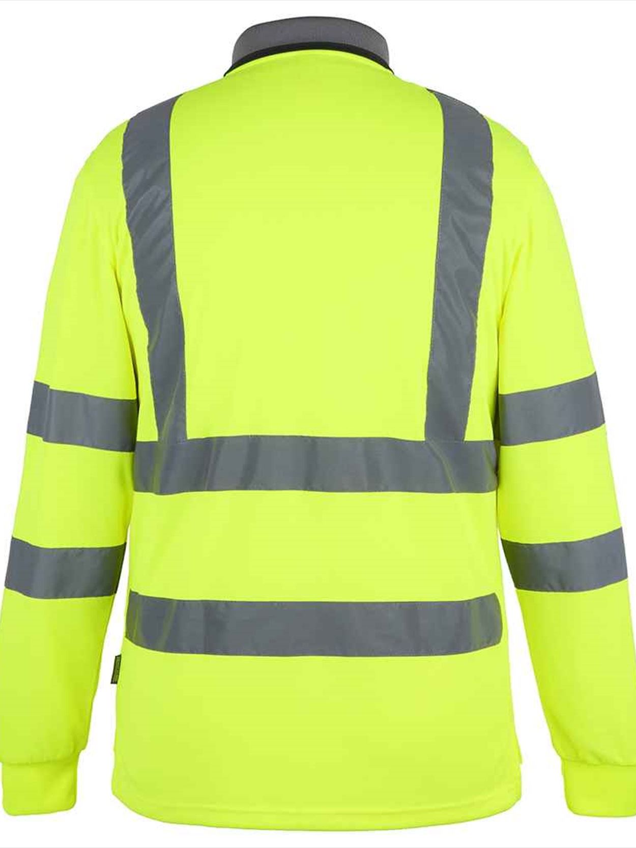 RG545 TRS324 Regatta High Visibility Pro Contract Long Sleeve Polo Shirt Image 2