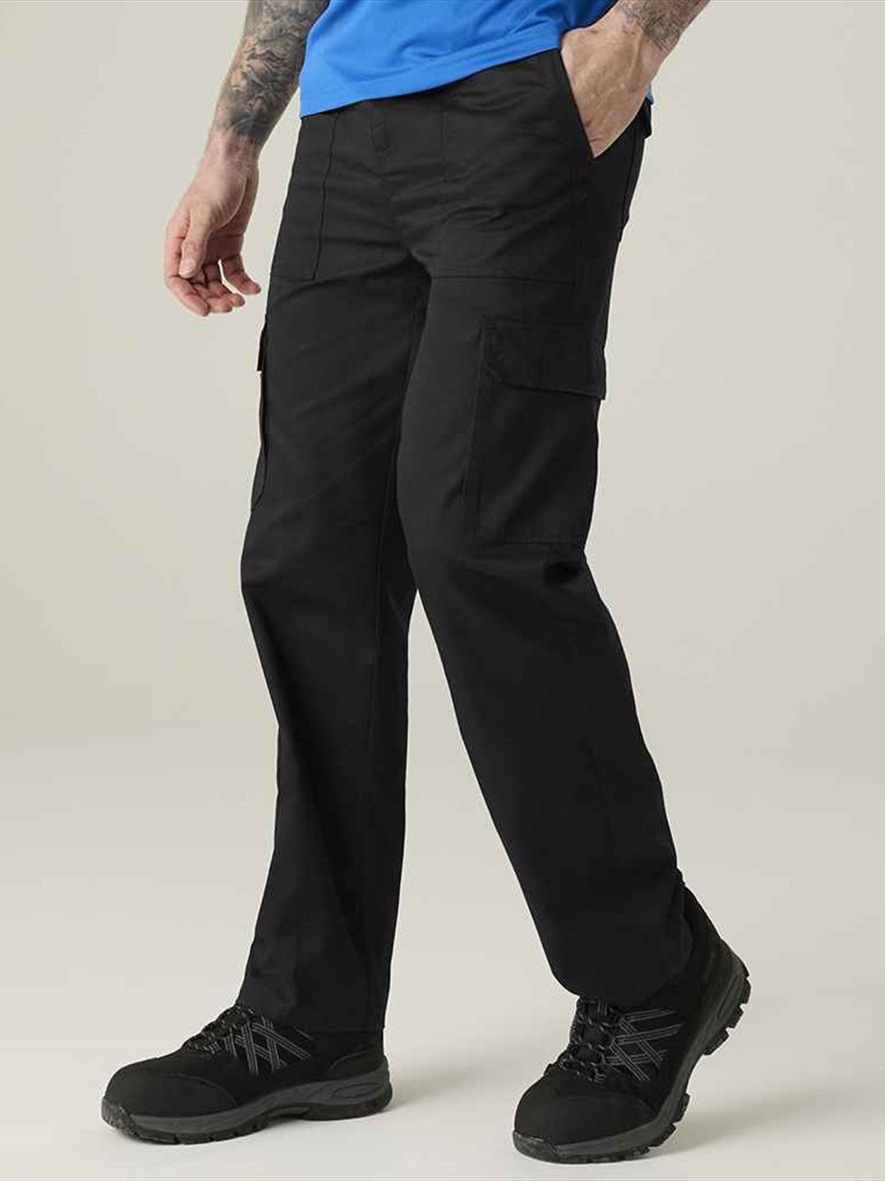 RG748 TRJ637 Regatta Pro Essential Cargo Trousers Image 1