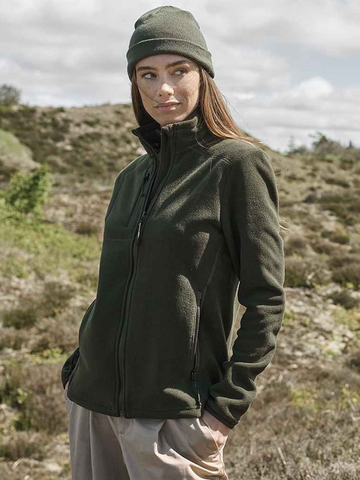 T9131 9131 Tee Jays Ladies Trail Fleece Jacket Image 1
