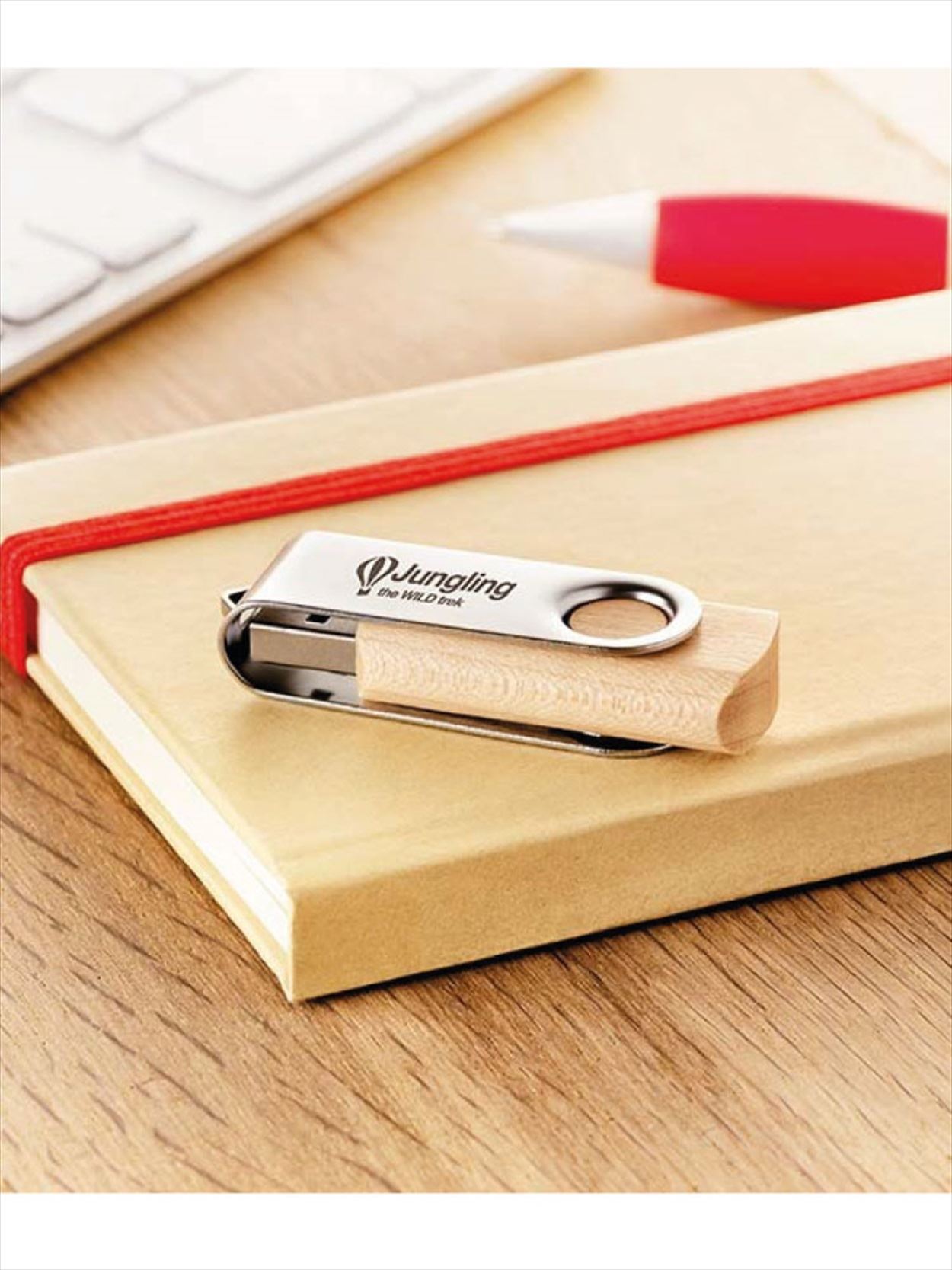 MO1201 Wooden case USB Flash drive 16 GB Image 2