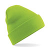 B45 Beanie Hat Lime colour image