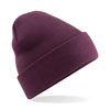B45 Beanie Hat Plum colour image