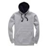 W73 Contrast Hoodie Grey / Navy colour image