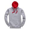 W73 Contrast Hoodie Grey / Red colour image